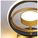 GobekUsa LED Ceiling Light Chandelier for Home Living Room Bedroom Dining Decor, Gold/Black Fixtures