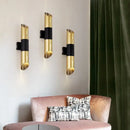 GobekUsa Modern Rotatable Cylinder Wall Sconce with Integrated LED Golden Lighting