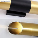 GobekUsa Modern Rotatable Cylinder Wall Sconce with Integrated LED Golden Lighting