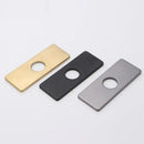 Modern gold black & silver hole cover deck plate kitchen faucet accessory by Decorbites