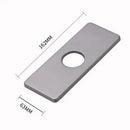 Modern gold black & silver hole cover deck plate kitchen faucet accessory by Decorbites