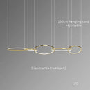 GobekUsa Gold Stainless Steel Circles Pendant Lights for Dining Room Home Decor