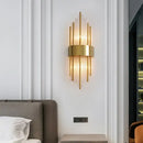 GobekUsa Gold Stainless Steel LED Wall Sconce for Elegant Indoor Lighting