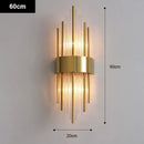 GobekUsa Gold Stainless Steel LED Wall Sconce for Elegant Indoor Lighting