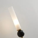 GobekUsa Copper Base Glass Shade Wall Lamp for Modern Living Room Decor