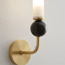 GobekUsa Copper Base Glass Shade Wall Lamp for Modern Living Room Decor