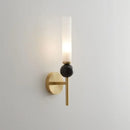GobekUsa Copper Base Glass Shade Wall Lamp for Modern Living Room Decor