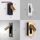 GobekUsa LED Wall Lamp: Rotatable Aluminum Sconces for Home and Hotel Bedroom-Living Room Decor