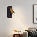 GobekUsa LED Wall Lamp: Rotatable Aluminum Sconces for Home and Hotel Bedroom-Living Room Decor