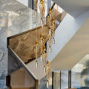 GobekUsa Branch Art Cage Crystal Chandelier for Modern Dining Room Lighting
