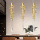 GobekUsa Branch Art Cage Crystal Chandelier for Modern Dining Room Lighting
