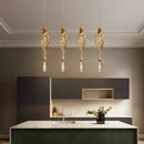 GobekUsa Branch Art Cage Crystal Chandelier for Modern Dining Room Lighting