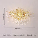 GobekUsa Crystal Ceiling Chandelier: Modern Luxury for Living, Dining, Bedroom, Hotel, Hall, Home Decor