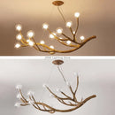 GobekUsa Glass Bubble Resin Pendant Light Chandelier LED Lamps for Home Decoration