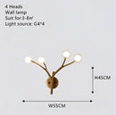 GobekUsa Glass Bubble Resin Pendant Light Chandelier LED Lamps for Home Decoration