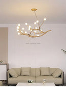 GobekUsa Glass Bubble Resin Pendant Light Chandelier LED Lamps for Home Decoration