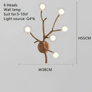 GobekUsa Glass Bubble Resin Pendant Light Chandelier LED Lamps for Home Decoration