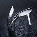 GobekUsa Brass Basin Faucet: Hot & Cold Water Mixer for Bathroom Vanity Sink
