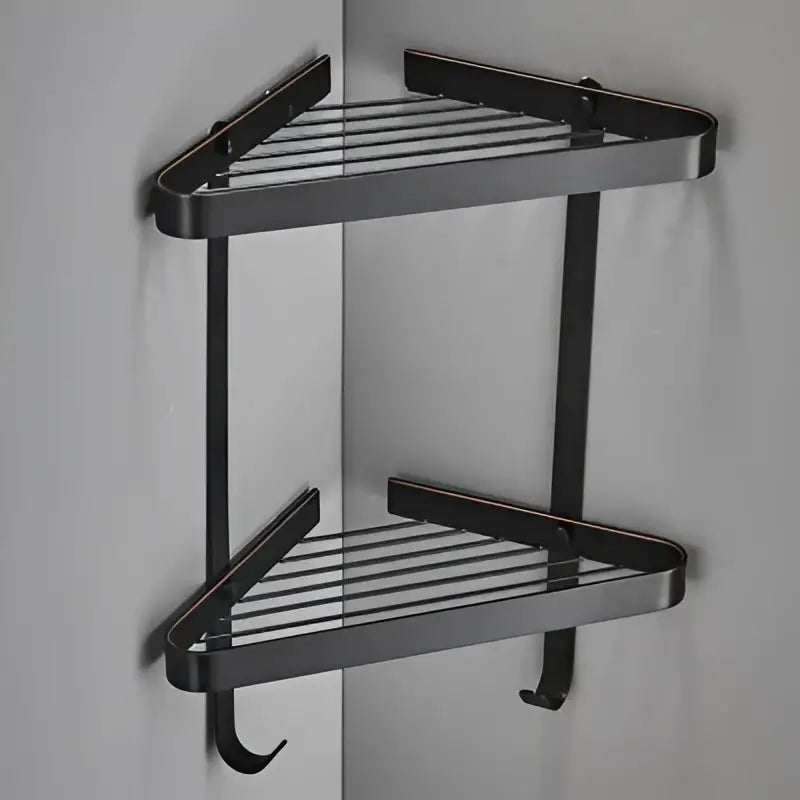 GobekUsa Brass Bathroom Shower Rack Wall Mounted Shelf, photo 14 of 15
