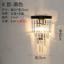 GobekUsa Crystal Modern Wall Sconce Lamp for Bedroom & Living Room