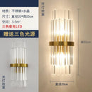 GobekUsa Crystal Modern Wall Sconce Lamp for Bedroom & Living Room