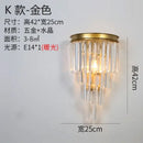 GobekUsa Crystal Modern Wall Sconce Lamp for Bedroom & Living Room
