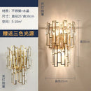GobekUsa Crystal Modern Wall Sconce Lamp for Bedroom & Living Room