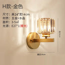 GobekUsa Crystal Modern Wall Sconce Lamp for Bedroom & Living Room