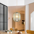 GobekUsa Brass Glass Restaurant Light Nordic Bedroom Chandelier