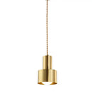GobekUsa Brass Trumpet Pendant Light - Stylish Nordic Design for Bedroom, Hallway, Bar