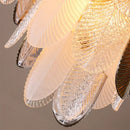 GobekUsa Elegant Glass Ceiling Chandelier: Bedroom Living Room Lighting Pendant Lamp
