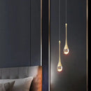 GobekUsa Bubble Crystal Chandelier Hanging Lamp: Modern LED Pendant Lights for Home Decor