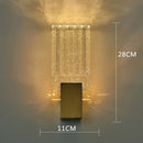 GobekUsa Bubble Crystal LED Wall Sconces Gold Modern Indoor Lighting for Home Decor