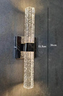 GobekUsa Bubble Crystal LED Wall Sconces Gold Modern Indoor Lighting for Home Decor
