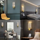 GobekUsa Bubble Crystal LED Wall Sconces Gold Modern Indoor Lighting for Home Decor