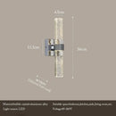 GobekUsa Bubble Crystal LED Wall Sconces Gold Modern Indoor Lighting for Home Decor
