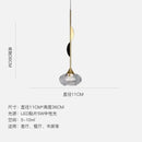 GobekUsa Bubble Crystal Pendant Light: Modern Kitchen Dining Room Hanging Lamp for Home Decor