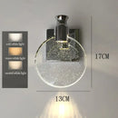GobekUsa Bubble Crystal Pendant Lights: Nordic LED Hanging Lamps for Living Room, Bedroom & Dining Area