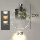 GobekUsa Bubble Crystal Pendant Lights: Nordic LED Hanging Lamps for Living Room, Bedroom & Dining Area