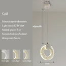GobekUsa Bubble Crystal Pendant Lights: Nordic LED Hanging Lamps for Living Room, Bedroom & Dining Area