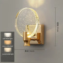 GobekUsa Bubble Crystal Pendant Lights: Nordic LED Hanging Lamps for Living Room, Bedroom & Dining Area