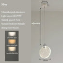 GobekUsa Bubble Crystal Pendant Lights: Nordic LED Hanging Lamps for Living Room, Bedroom & Dining Area