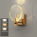 GobekUsa Bubble Crystal Pendant Lights: Nordic LED Hanging Lamps for Living Room, Bedroom & Dining Area