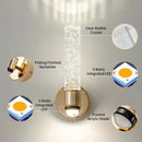 GobekUsa Bubble Crystal LED Wall Sconces for Home Indoor Decor