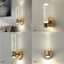 GobekUsa Bubble Crystal LED Wall Sconces for Home Indoor Decor