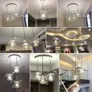 GobekUsa Bubble Glass LED Chandelier for Kids Room Kitchen Office Restaurant