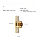 GobekUsa Gold Vanity Lights 2-Light Bathroom Sconces for Modern Mirrors