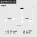 GobekUsa Bubble Iron Chandelier: Minimalist Nordic Kitchen Restaurant Island Light