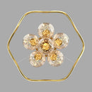 GobekUsa Bubble Pendant Chandelier: Modern Dimmable LED Lighting for Home Decor