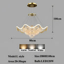 GobekUsa Bubble Pendant Chandelier: Modern Dimmable LED Lighting for Home Decor